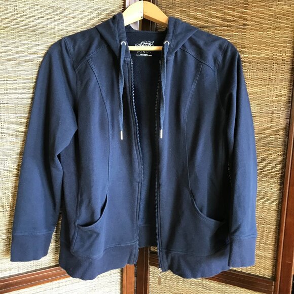 Table Rock Lake Hoodie, Women’s L Petite: Zip-Up Sweatshirt, Marinas Landmarks - Picture 9 of 11